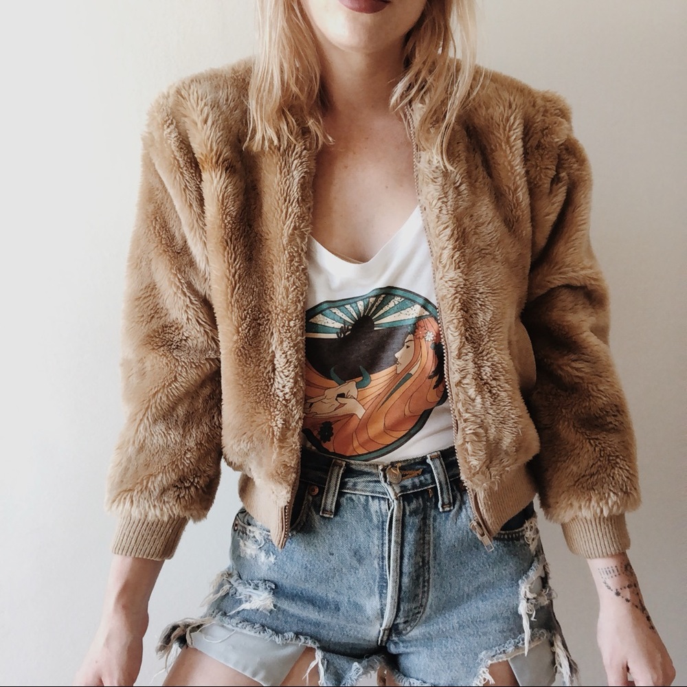 faux fur jacket